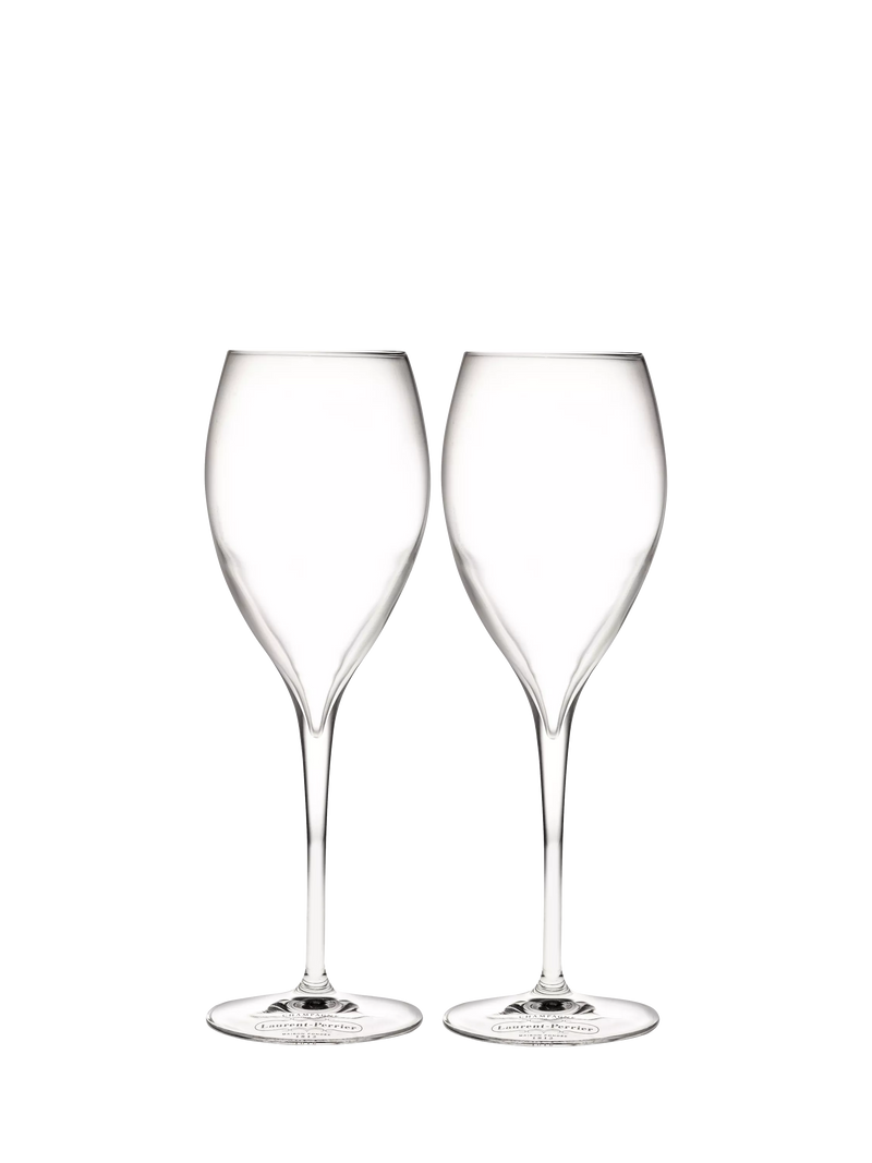Laurent-Perrier Champagne gift set with two glasses 75cl (British brand)