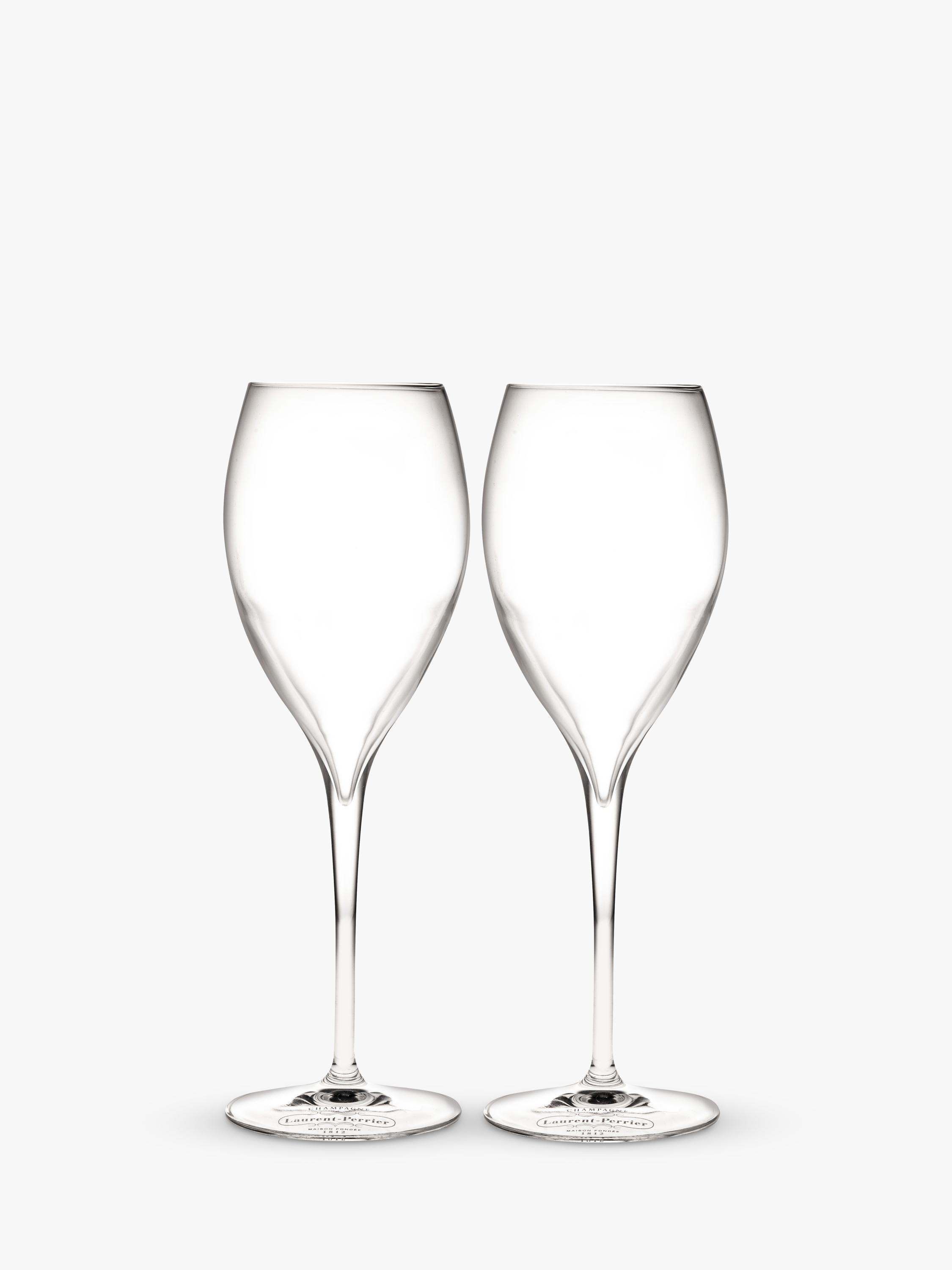 Laurent-Perrier Champagne gift set with two glasses 75cl (British brand)