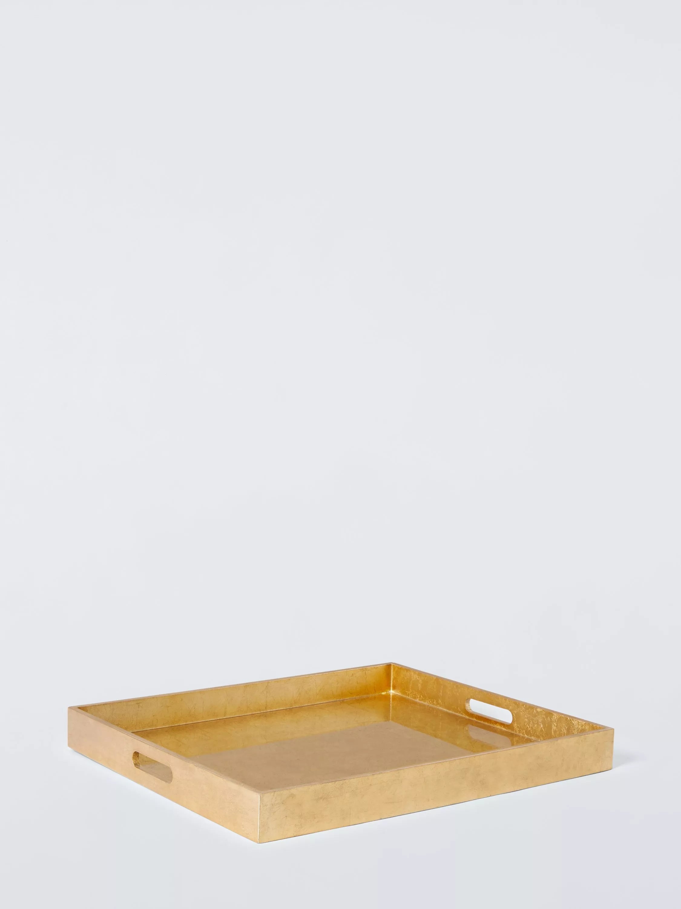John Lewis gold lacquer rectangular tray 60x50cm - British product
