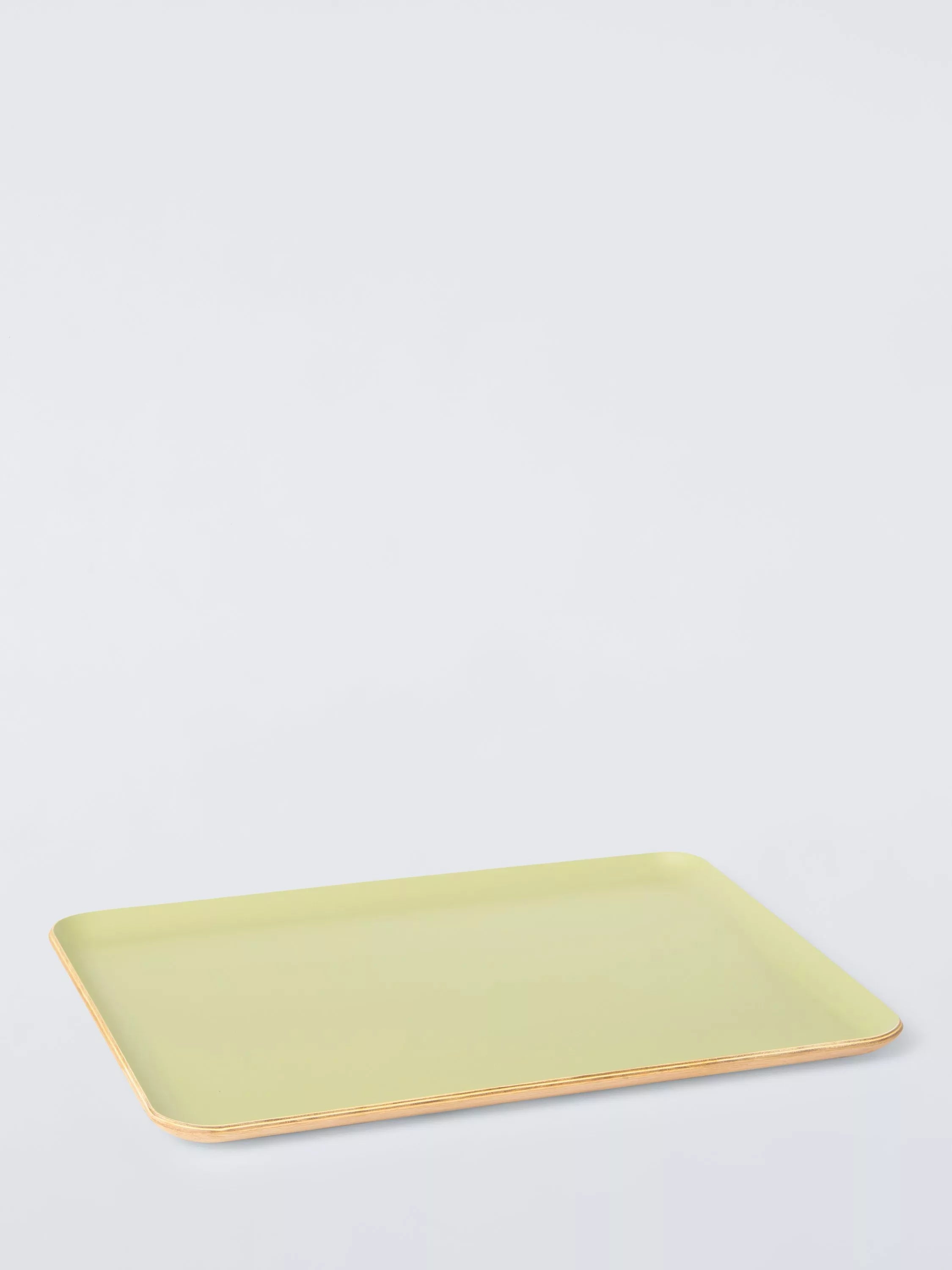 John Lewis The Colour Edit Large Tray, FSC-Certified (Oak/Poplar Wood), Pistachio