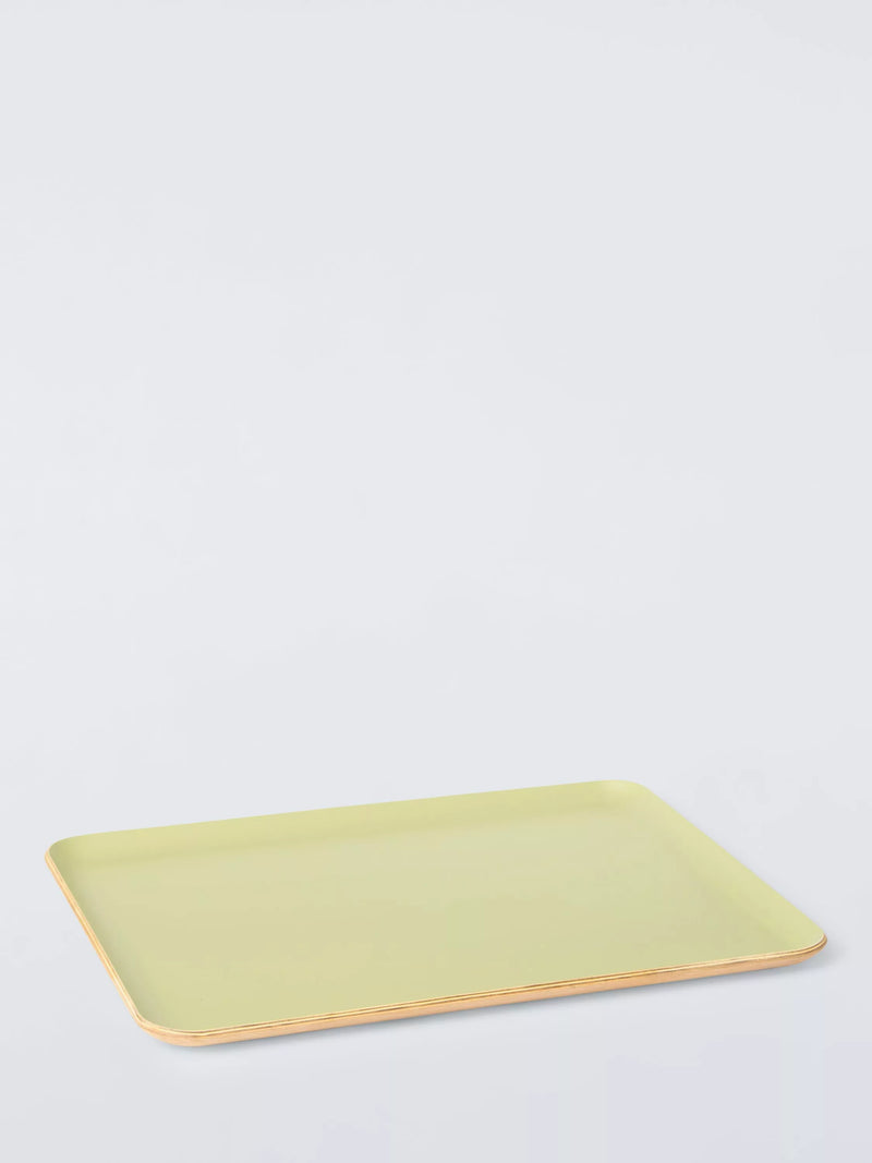 John Lewis The Colour Edit Large Tray, FSC-Certified (Oak/Poplar Wood), Pistachio