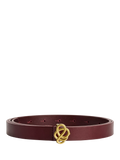By Malene Birger Ouma Leather Belt, Cabernet