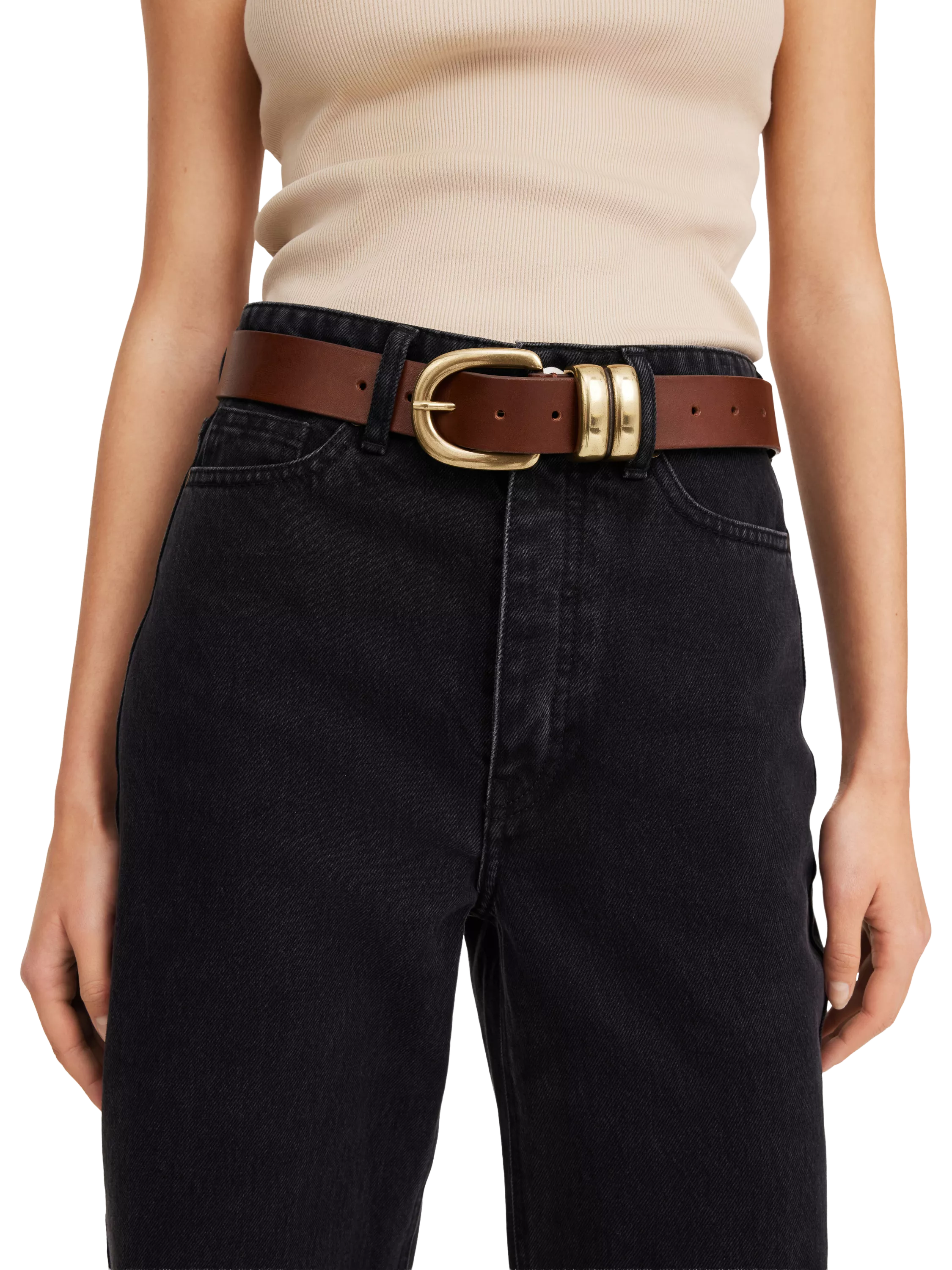 By Malene Birger Zoira leather belt, imported from the UK