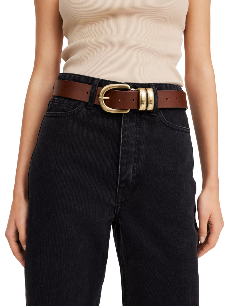 By Malene Birger Zoira leather belt, imported from the UK
