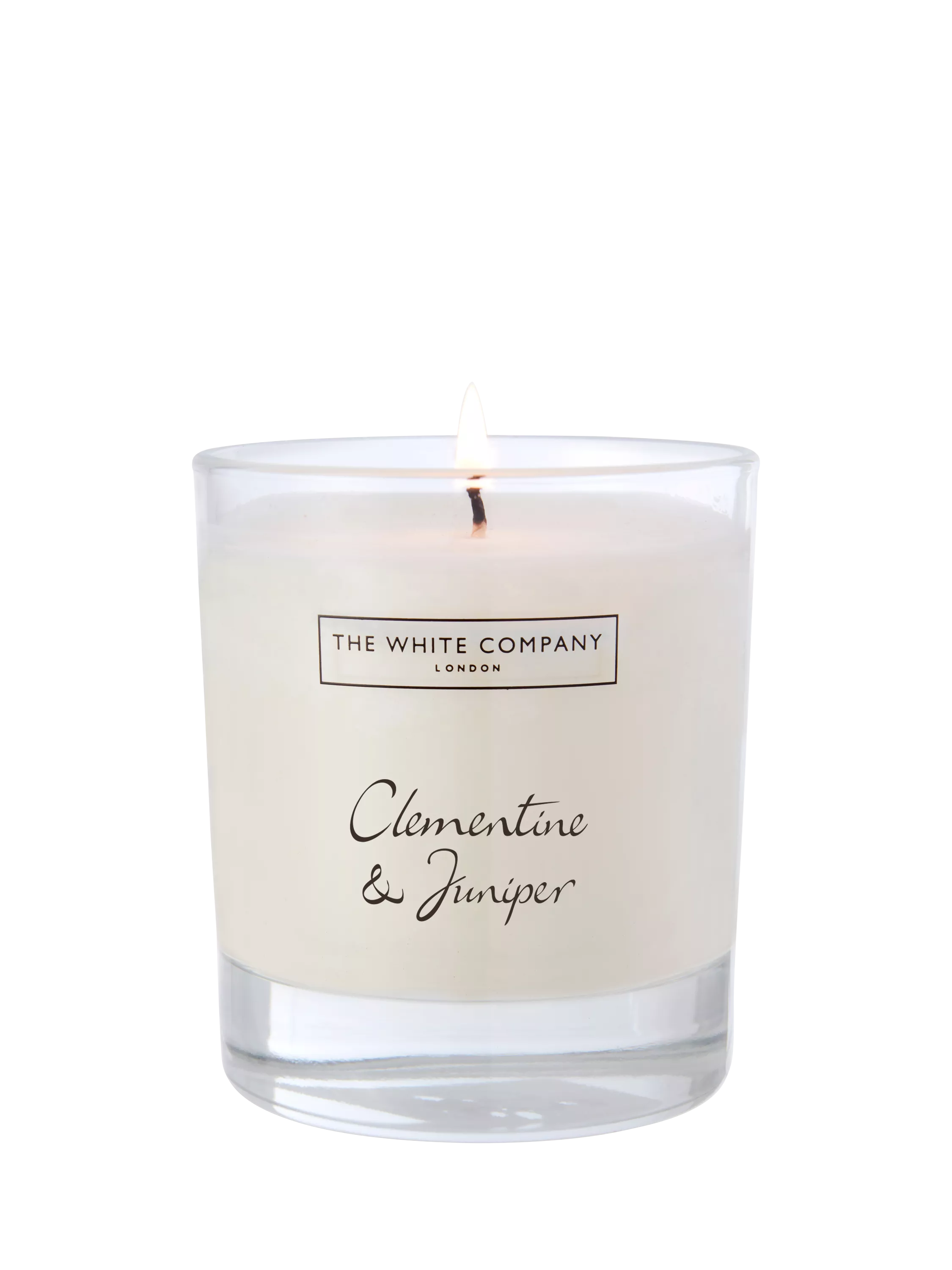 The White Company Clement & Juniper scented candle 210g (British brand)
