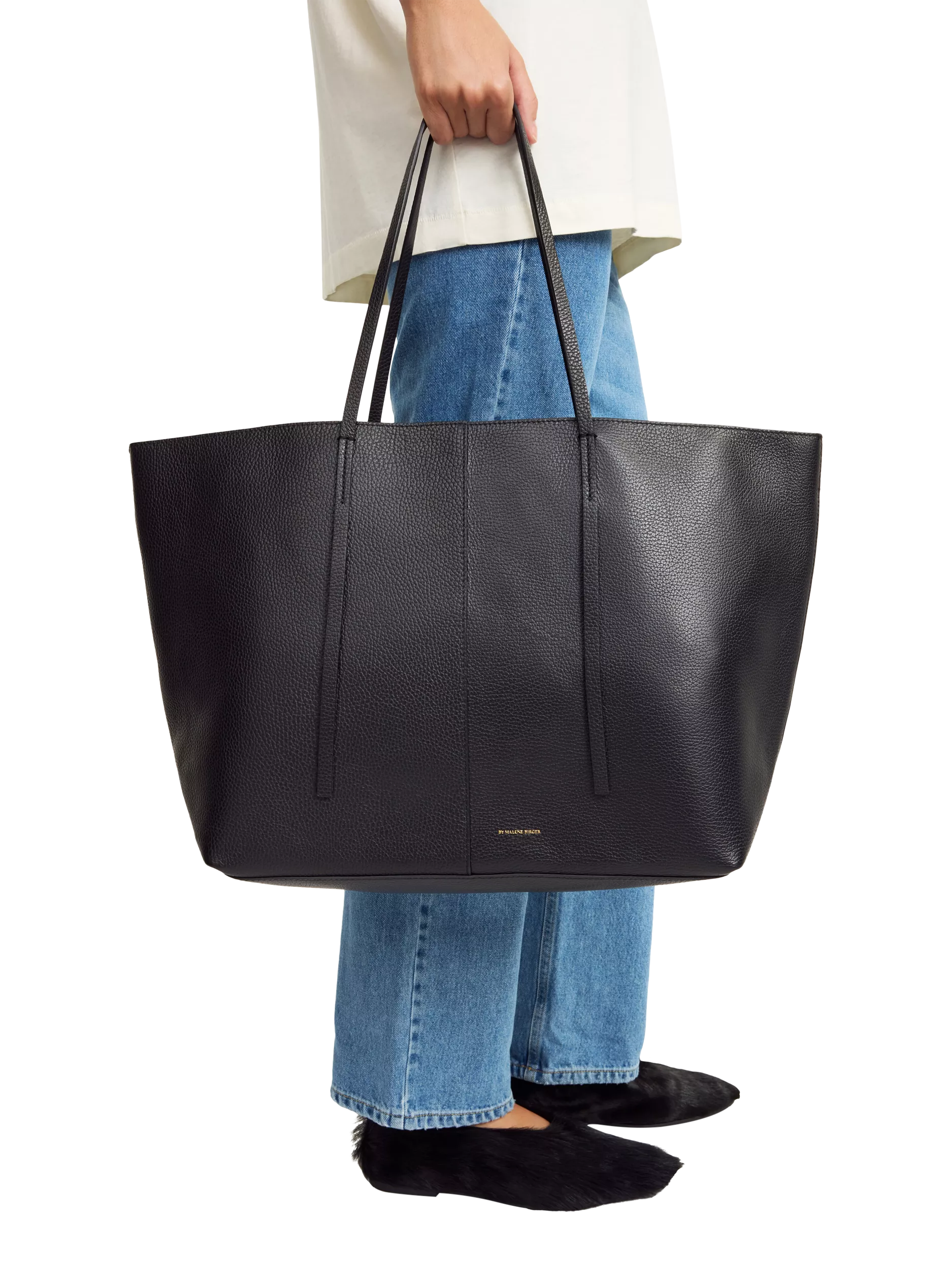 By Malene Birger Abilla leather tote bag (British brand)