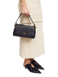 By Malene Birger Lellie black leather shoulder bag (British brand)