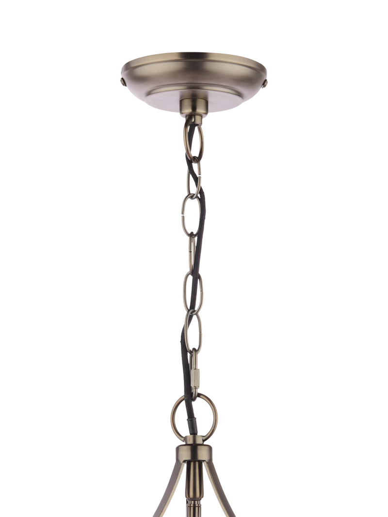 Laura Ashley Allerford pendant light in satin bronze (British brand)