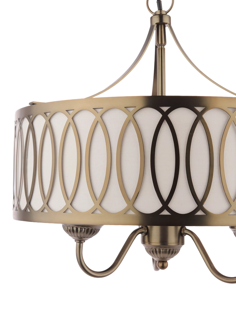 Laura Ashley Allerford pendant light in satin bronze (British brand)