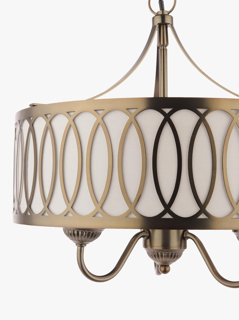 Laura Ashley Allerford pendant light in satin bronze (British brand)
