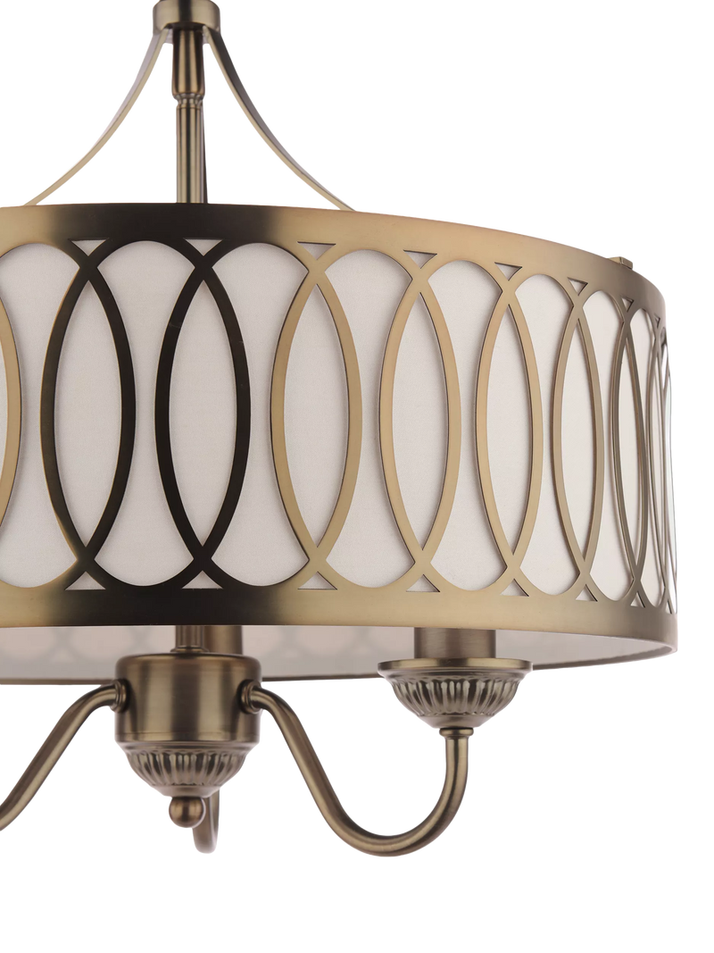 Laura Ashley Allerford pendant light in satin bronze (British brand)