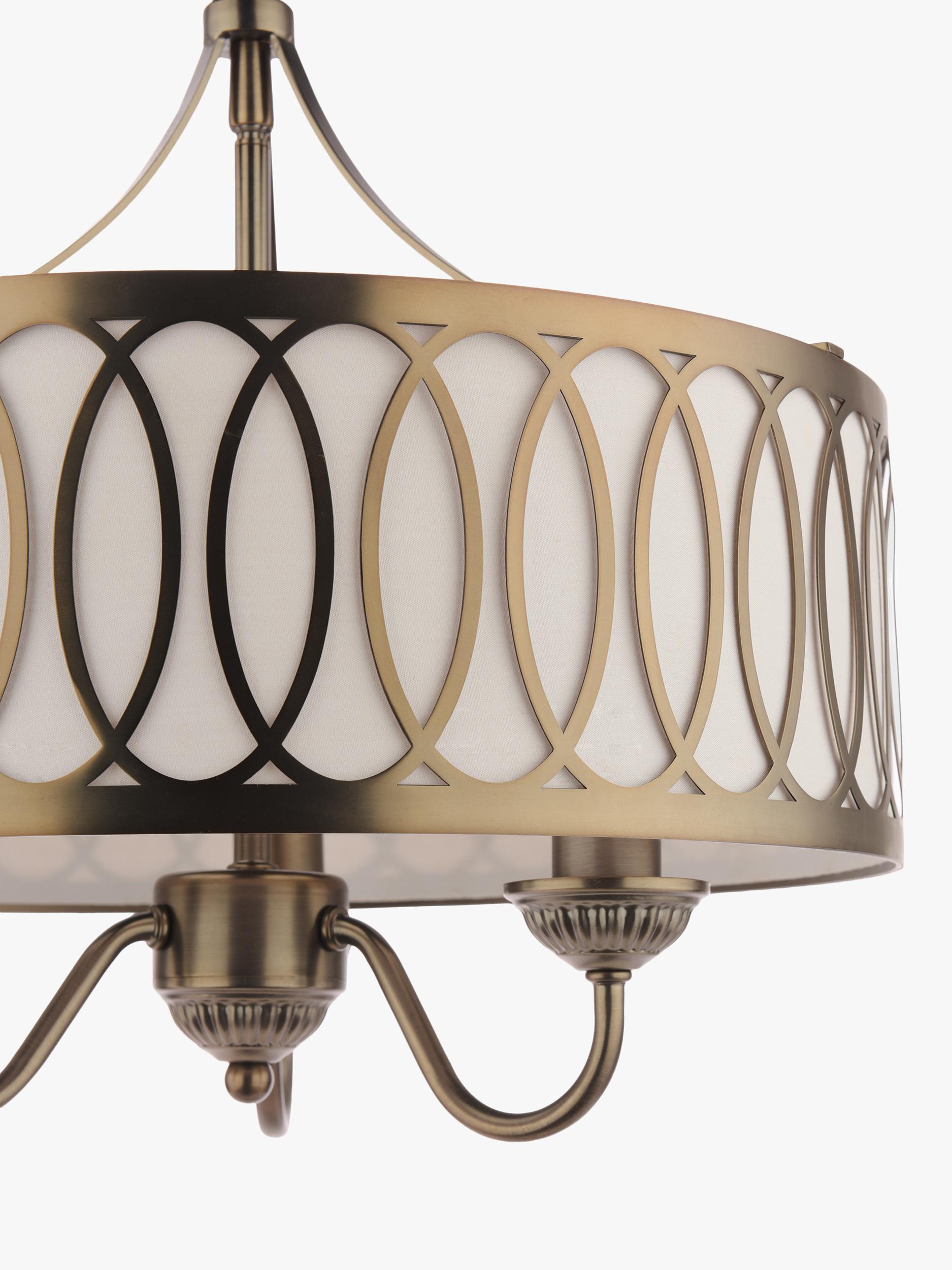 Laura Ashley Allerford pendant light in satin bronze (British brand)