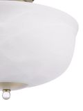 Laura Ashley Cossington semi-flush ceiling light antique brass 33cm - British product