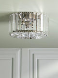 Laura Ashley Fernhurst flush ceiling light antique brass - British product