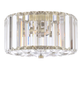Laura Ashley Fernhurst flush ceiling light antique brass - British product