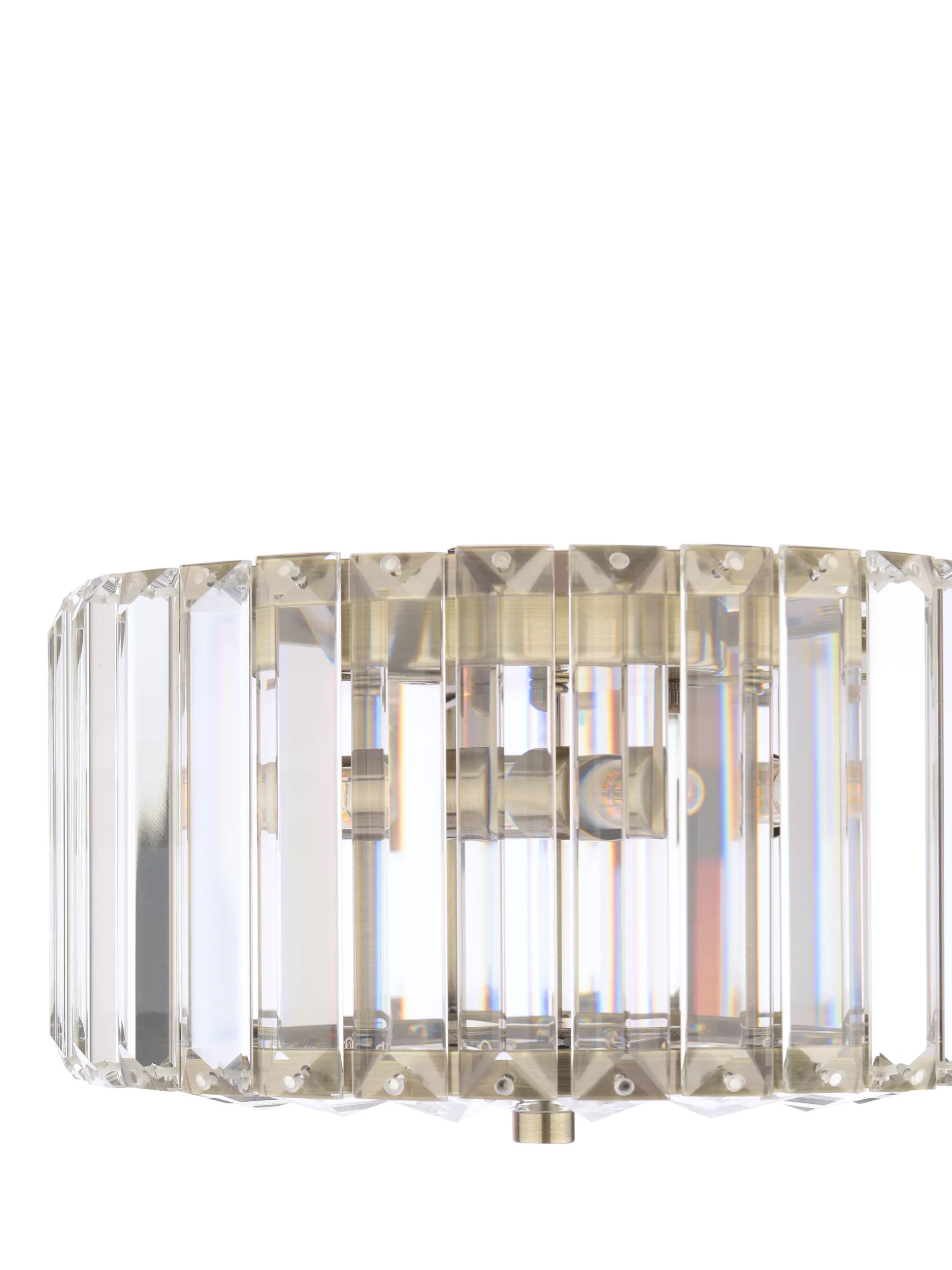Laura Ashley Fernhurst flush ceiling light antique brass - British product