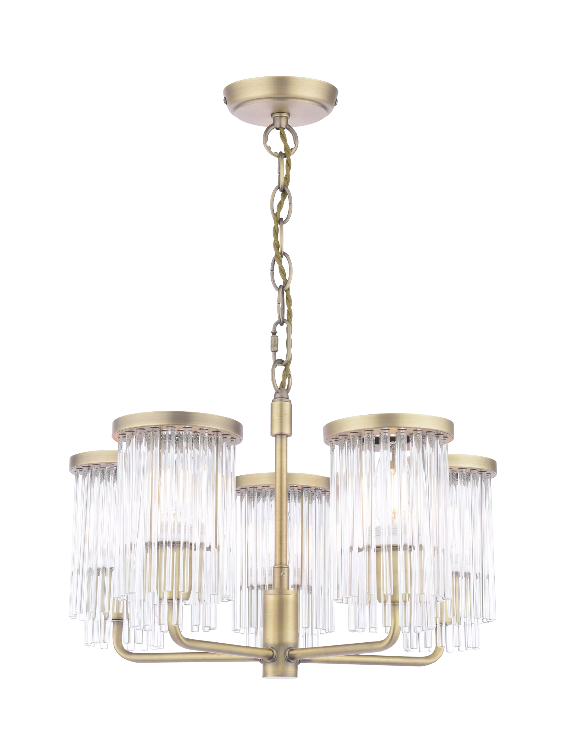 Laura Ashley Hilcote pendant ceiling light matt antique brass, imported from the UK