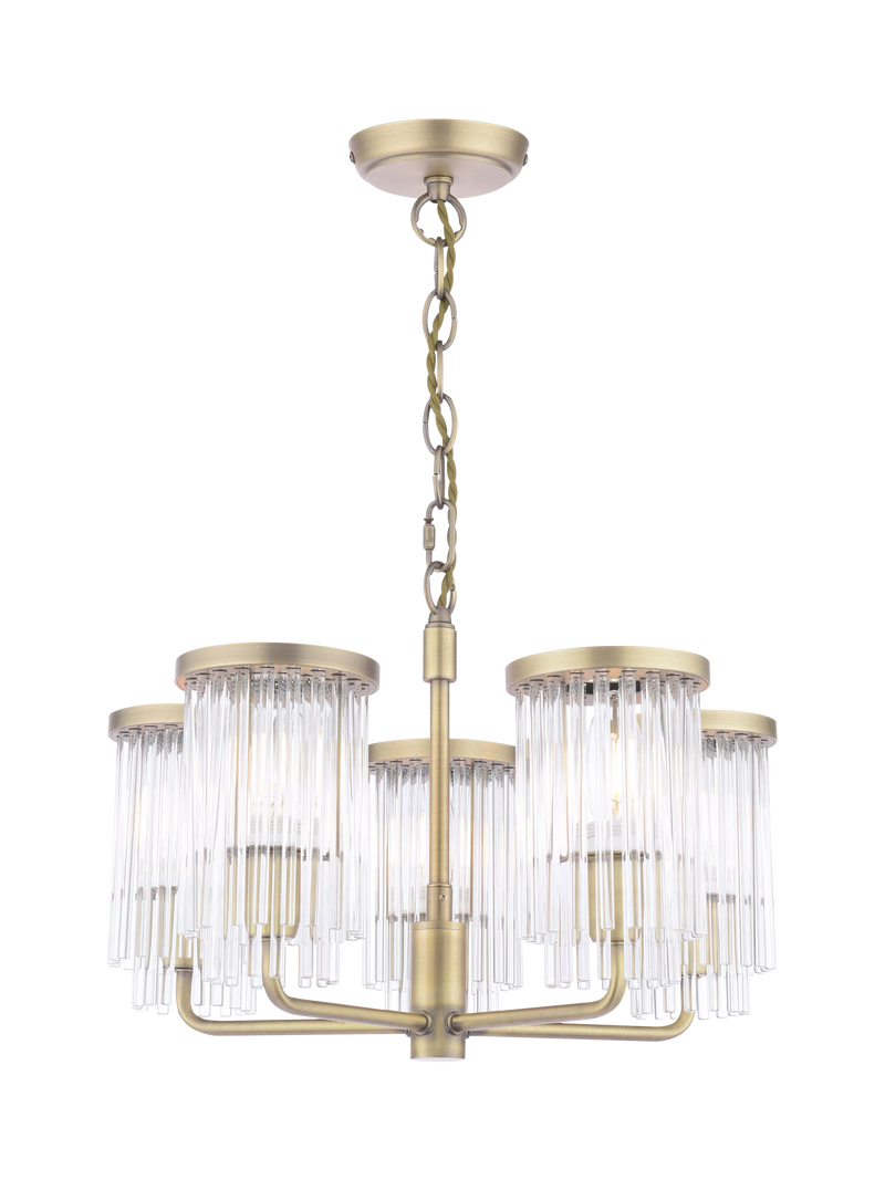 Laura Ashley Hilcote pendant ceiling light matt antique brass, imported from the UK