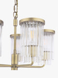 Laura Ashley Hilcote pendant ceiling light matt antique brass, imported from the UK
