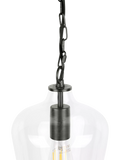 Laura Ashley Ockley pendant ceiling light black, imported from the UK