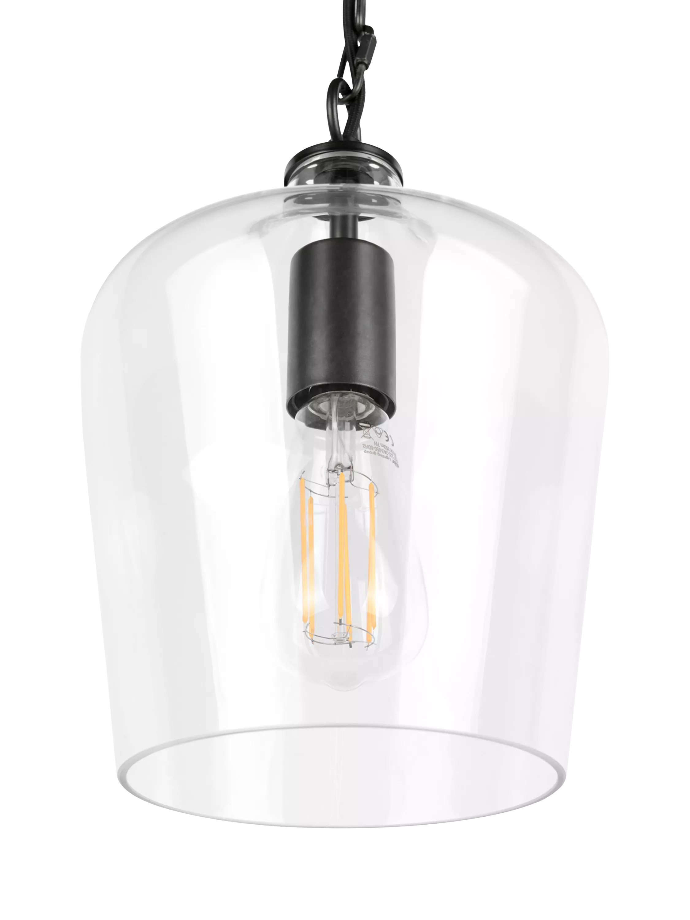 Laura Ashley Ockley pendant ceiling light black, imported from the UK