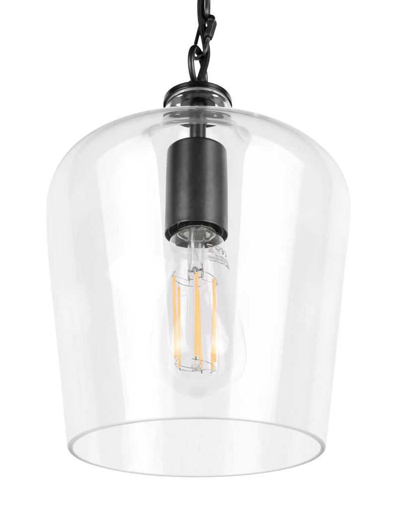 Laura Ashley Ockley pendant ceiling light black, imported from the UK