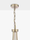 Laura Ashley Southwell 5 arm chandelier antique brass, UK version