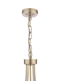 Laura Ashley Southwell 5 arm chandelier antique brass, UK version