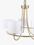 Laura Ashley Southwell 5 arm chandelier antique brass, UK version