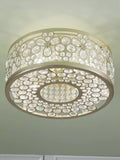 Laura Ashley Tilbrook flush ceiling light champagne 40.5cm - British product