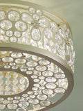 Laura Ashley Tilbrook flush ceiling light champagne 40.5cm - British product