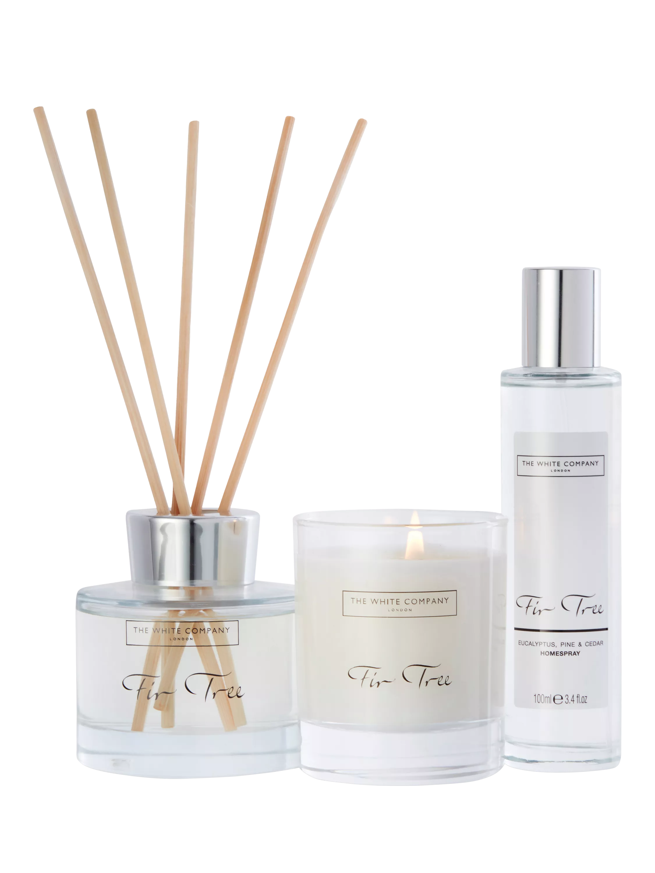 The White Company Fir Tree home fragrance gift set (British brand)