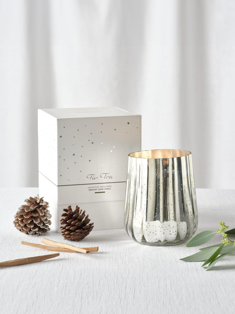 The White Company fir tree candle 1kg, imported from the UK