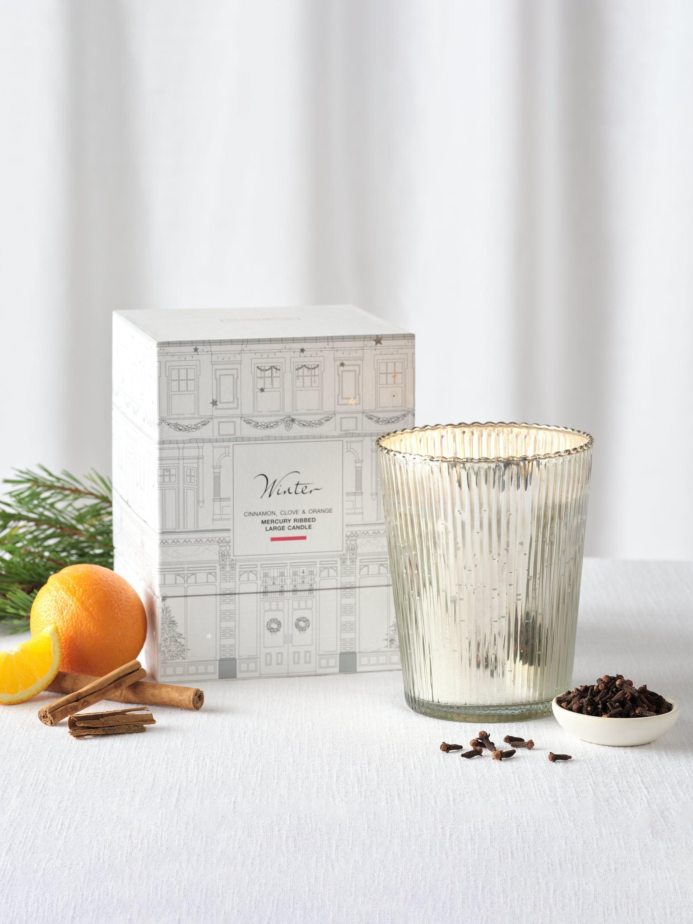 The White Company Winter two-wick candle, imported from the UK