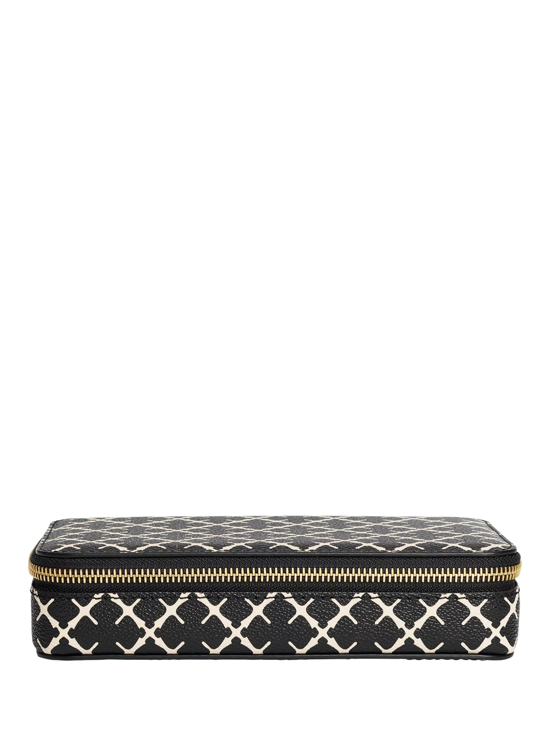 By Malene Birger black jewellery case Signature Flower print, imported from the UK