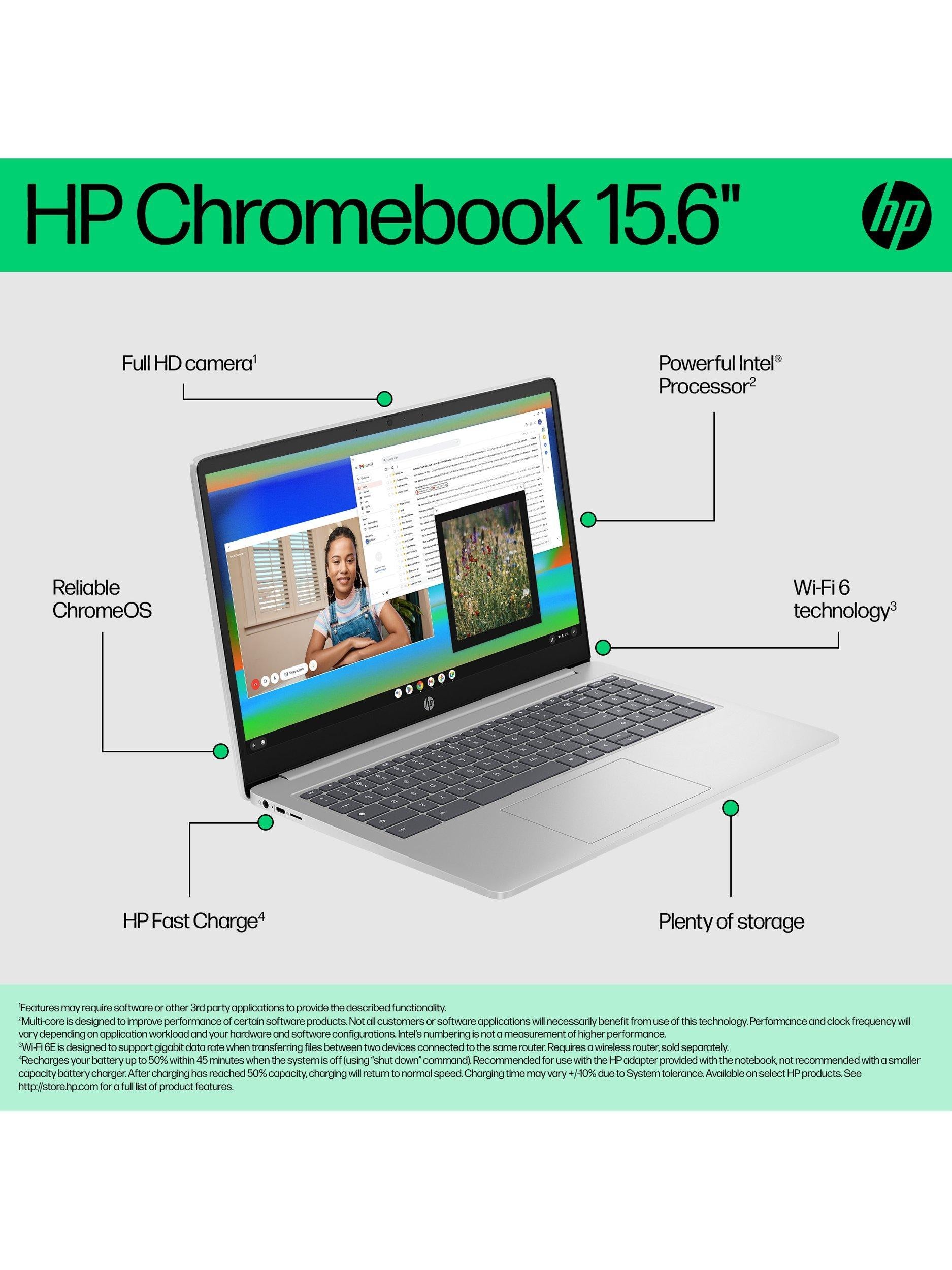 HP Chromebook Intel Core i3 laptop 8GB RAM 256GB storage (British brand)