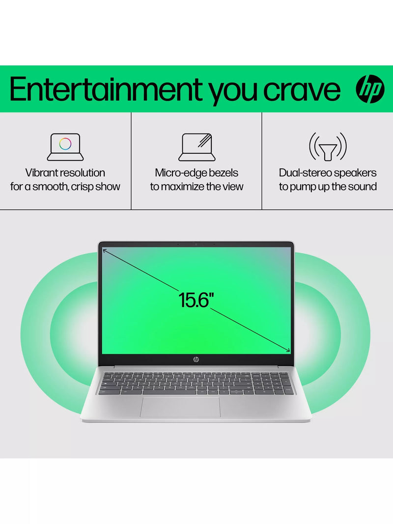 HP Chromebook Intel Core i3 laptop 8GB RAM 256GB storage (British brand)