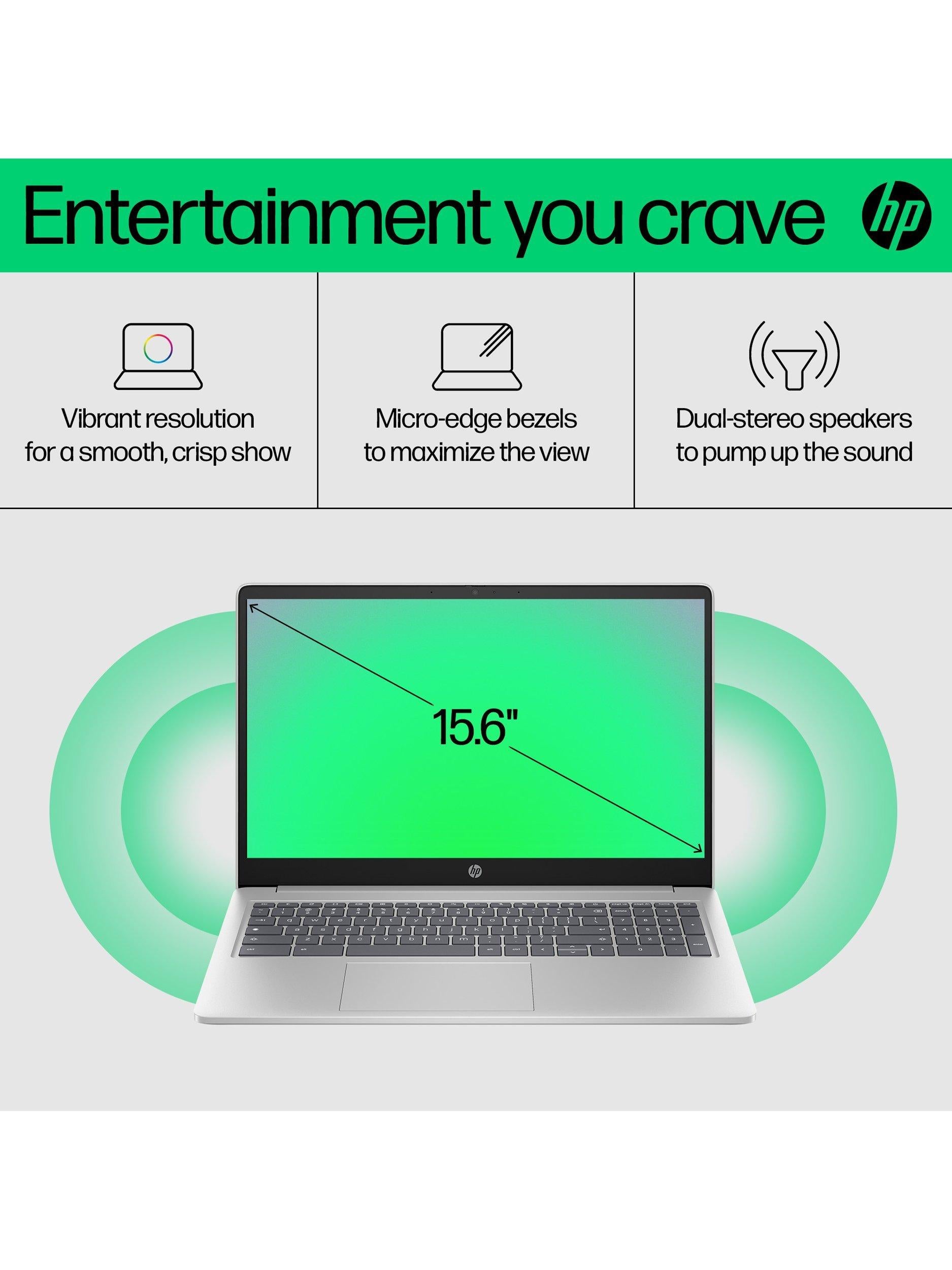 HP Chromebook Intel Core i3 laptop 8GB RAM 256GB storage (British brand)