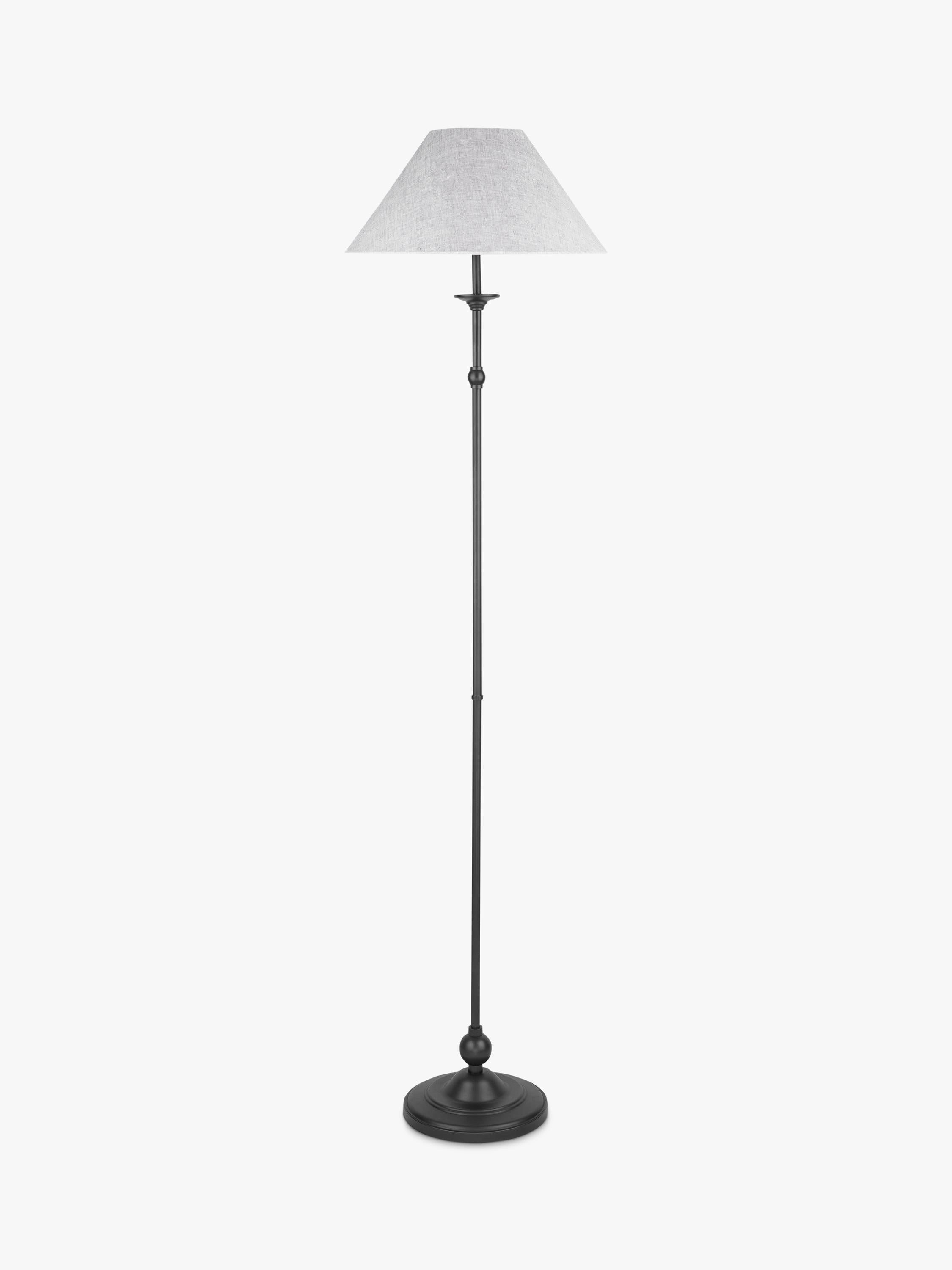 Laura Ashley floor lamp black candlestick design, UK version