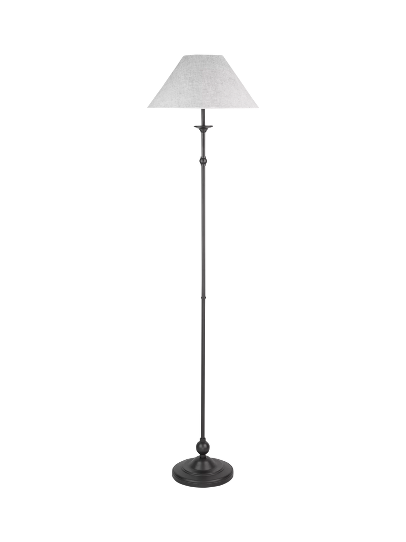 Laura Ashley floor lamp black candlestick design, UK version