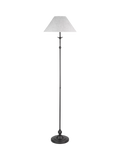 Laura Ashley floor lamp black candlestick design, UK version