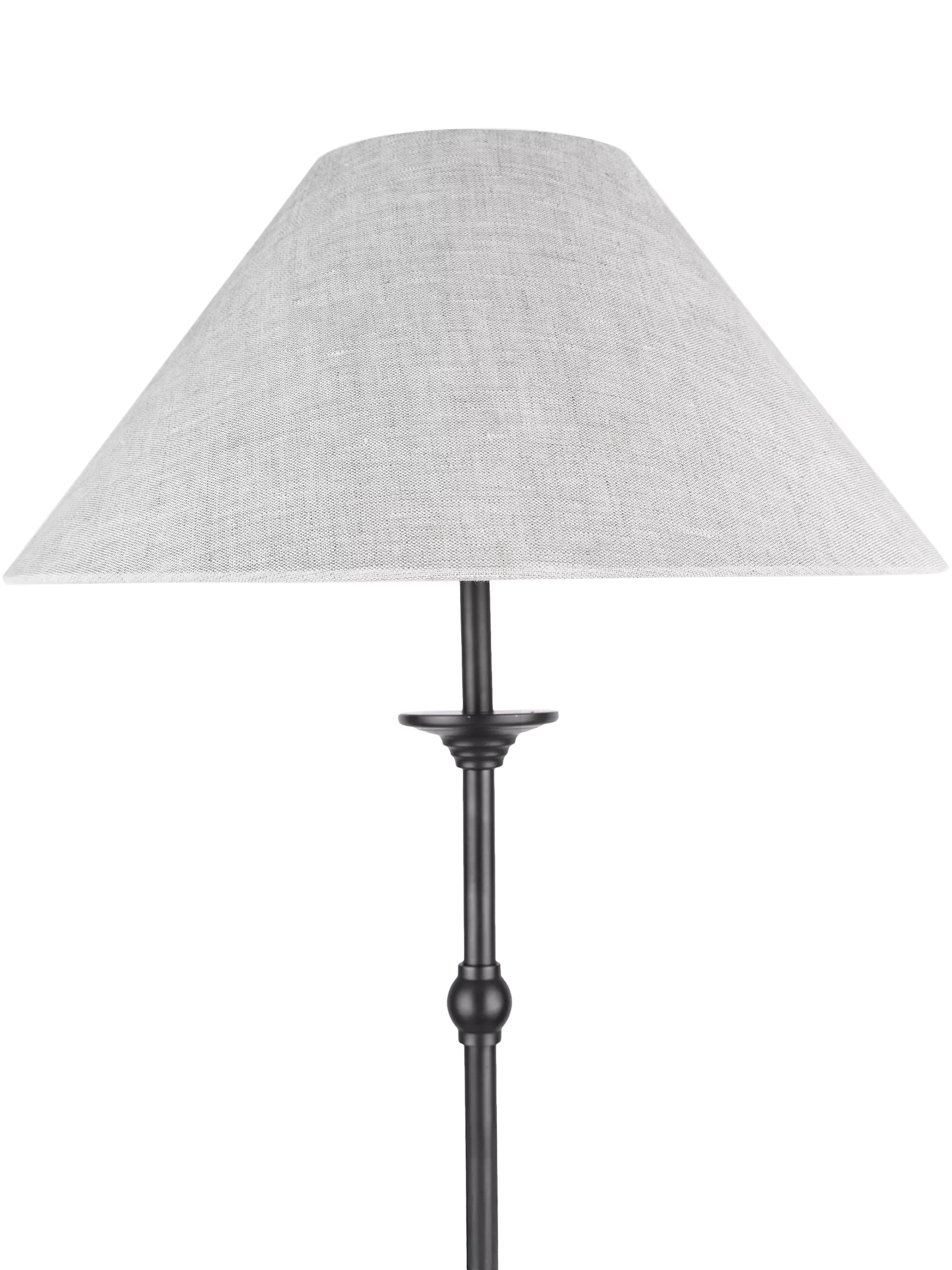 Laura Ashley floor lamp black candlestick design, UK version