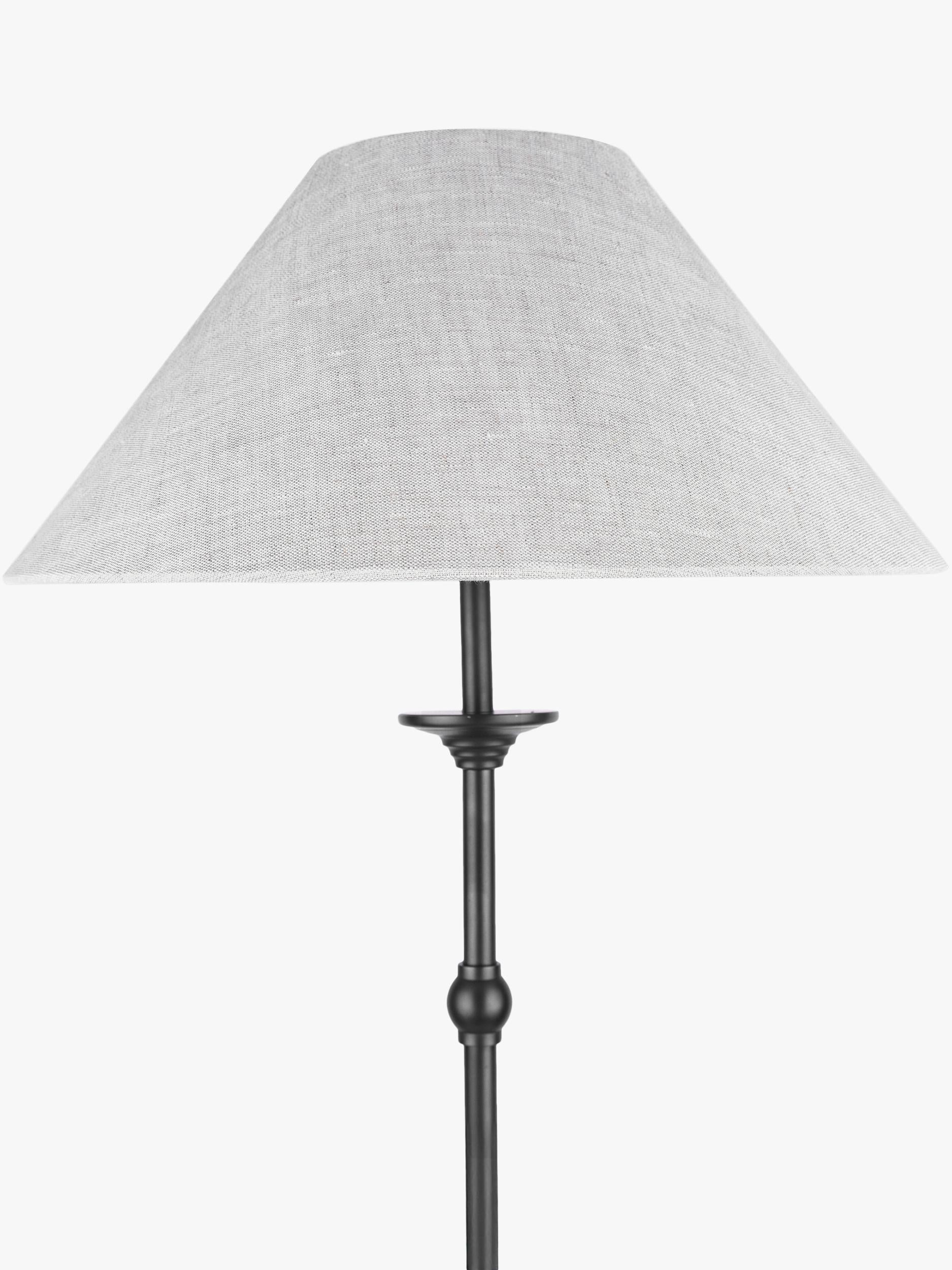 Laura Ashley floor lamp black candlestick design, UK version