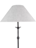 Laura Ashley floor lamp black candlestick design, UK version