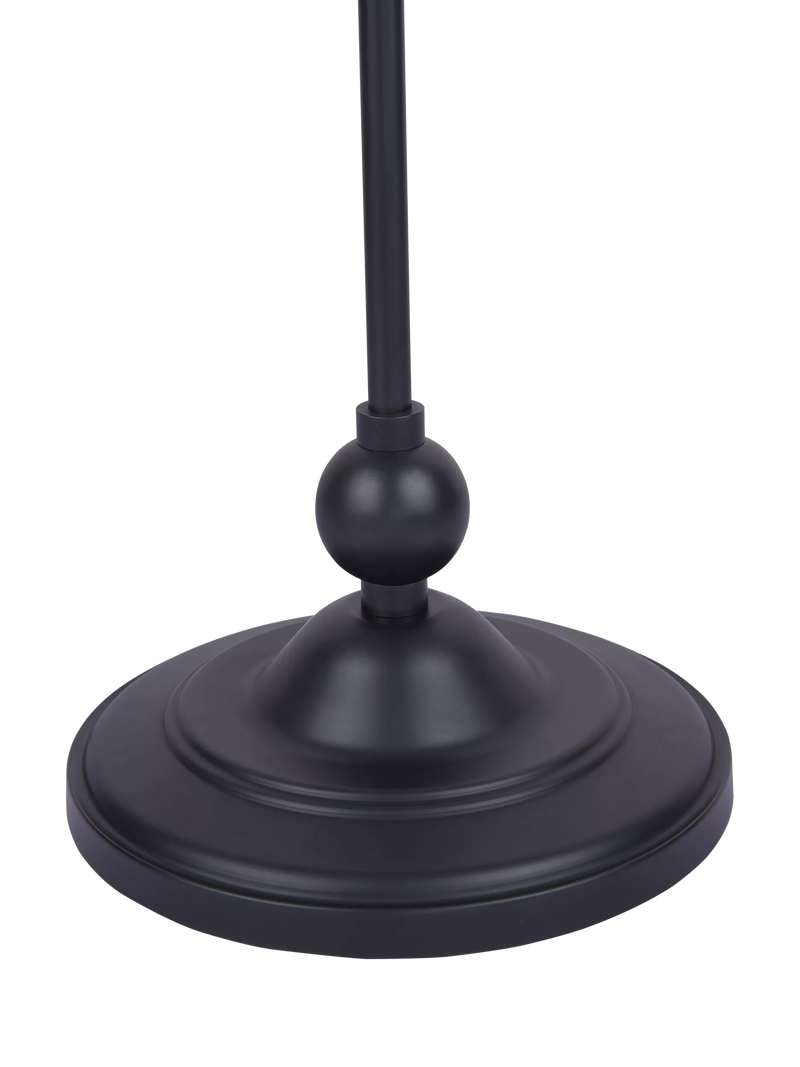 Laura Ashley floor lamp black candlestick design, UK version