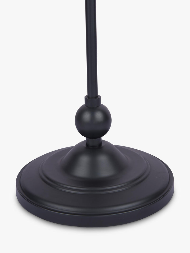 Laura Ashley floor lamp black candlestick design, UK version