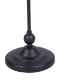 Laura Ashley floor lamp black candlestick design, UK version