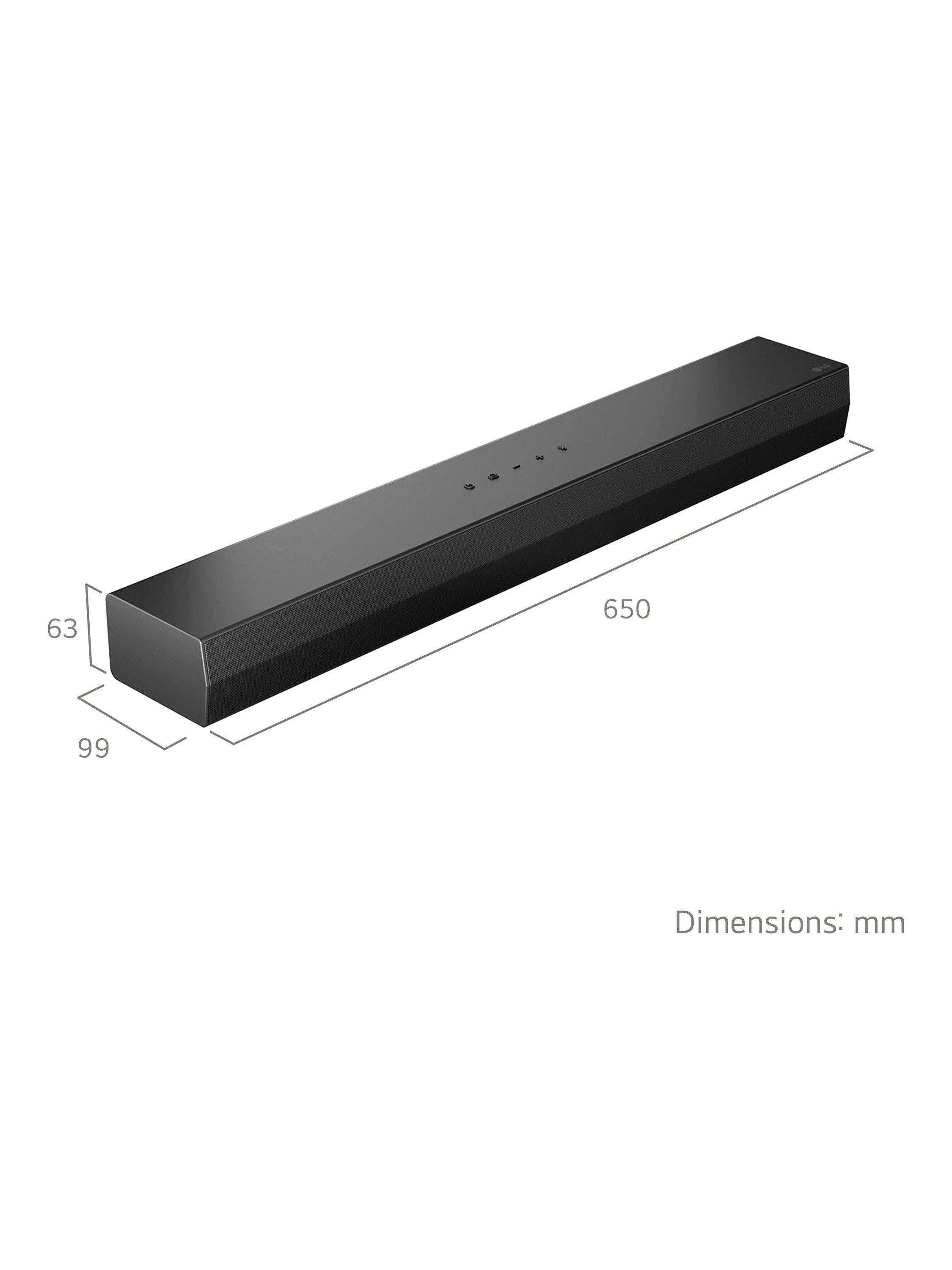 LG US20A all-in-one soundbar black (British brand)