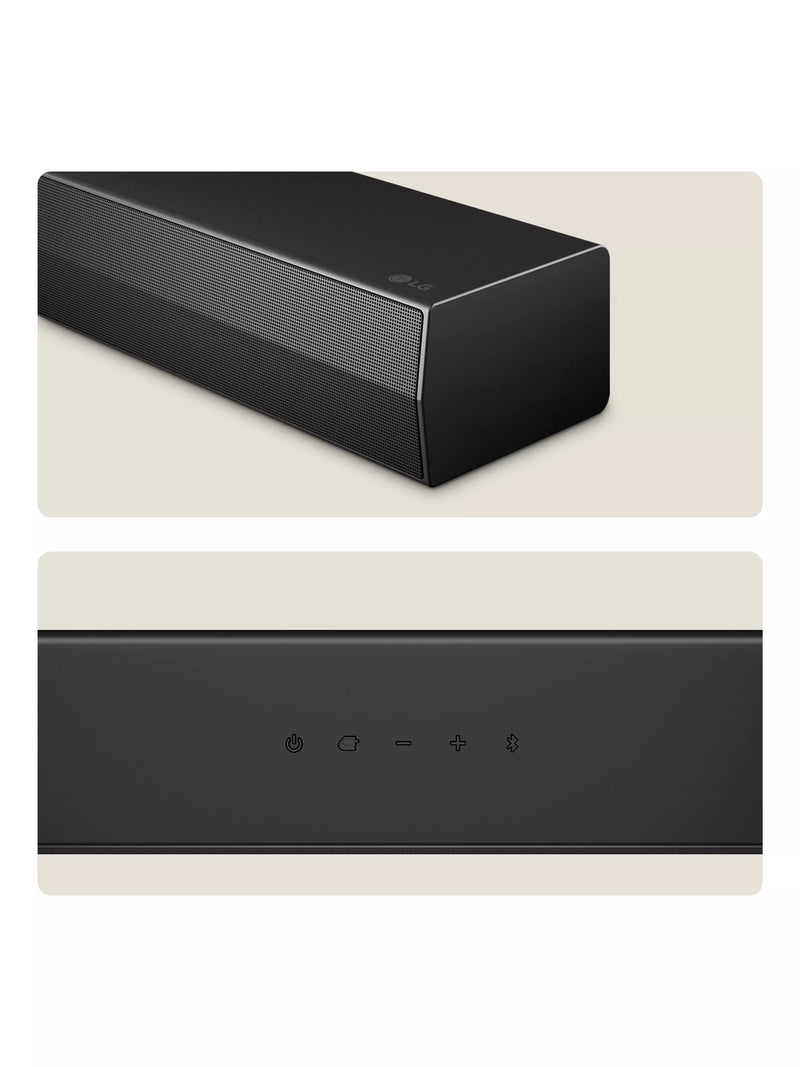 LG US20A all-in-one soundbar black (British brand)