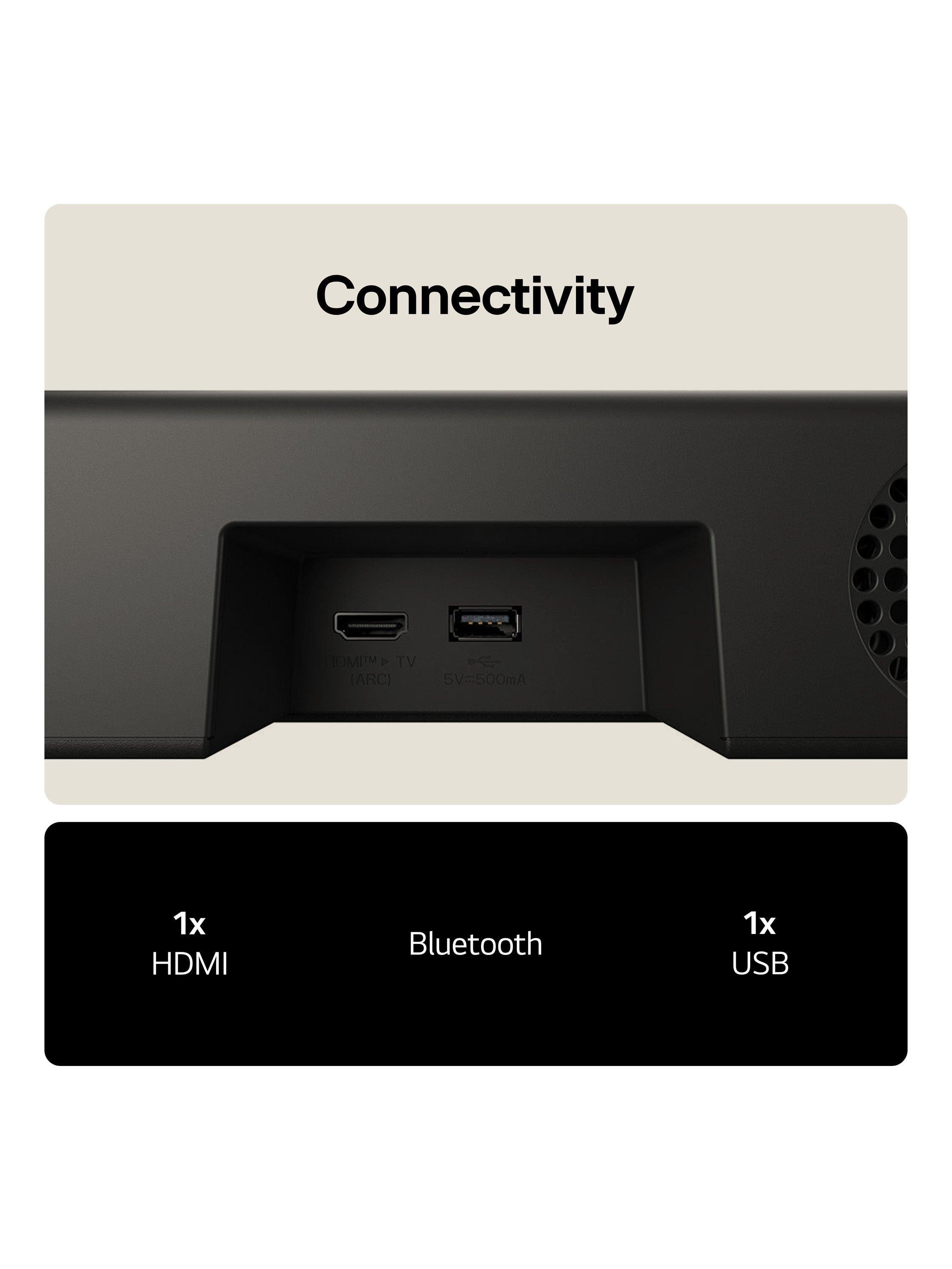 LG US20A all-in-one soundbar black (British brand)